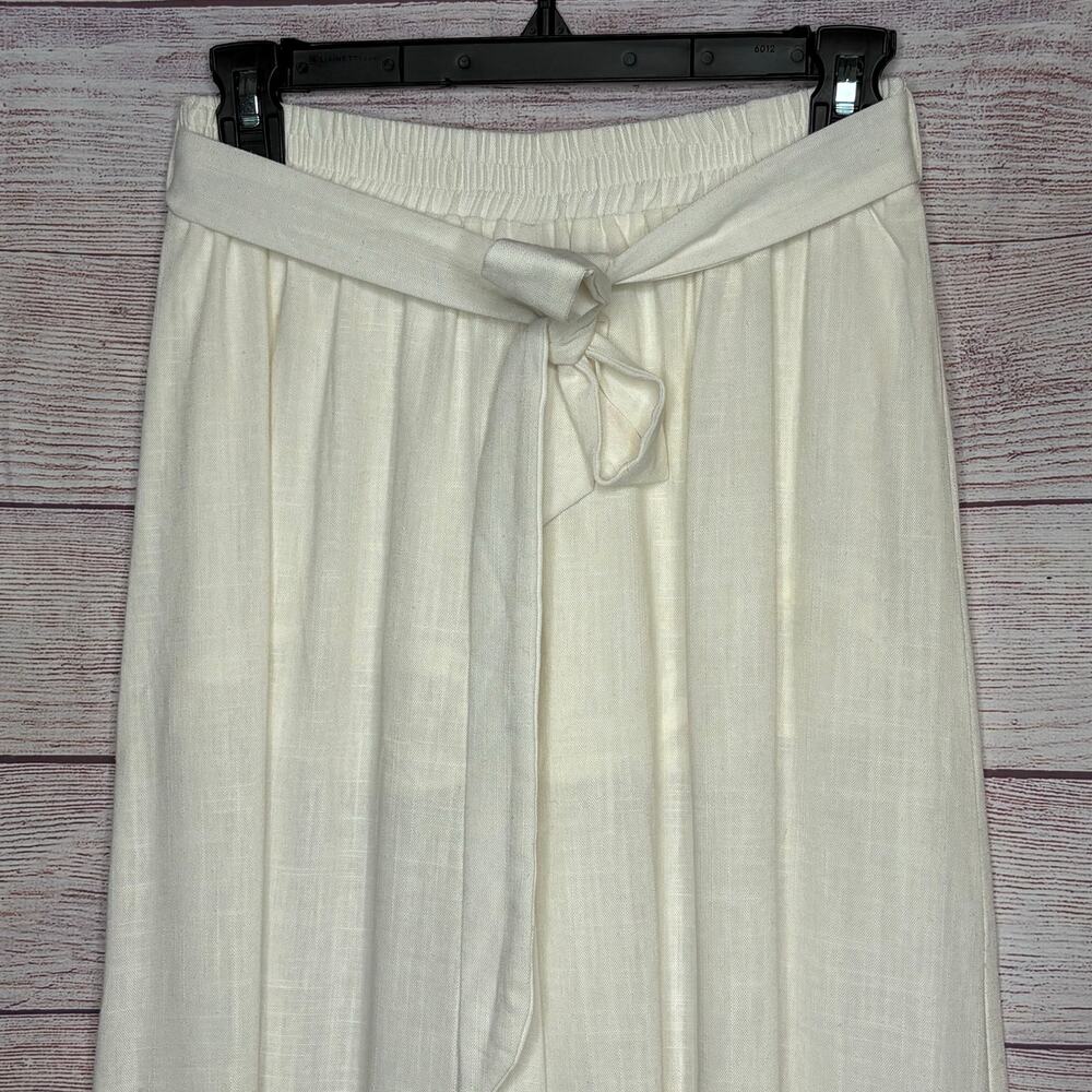 Petal & Pup Cotton Linen Breezy Flared Wide Leg Lightweight Summer Pants Size 4 - Picture 7 of 11
